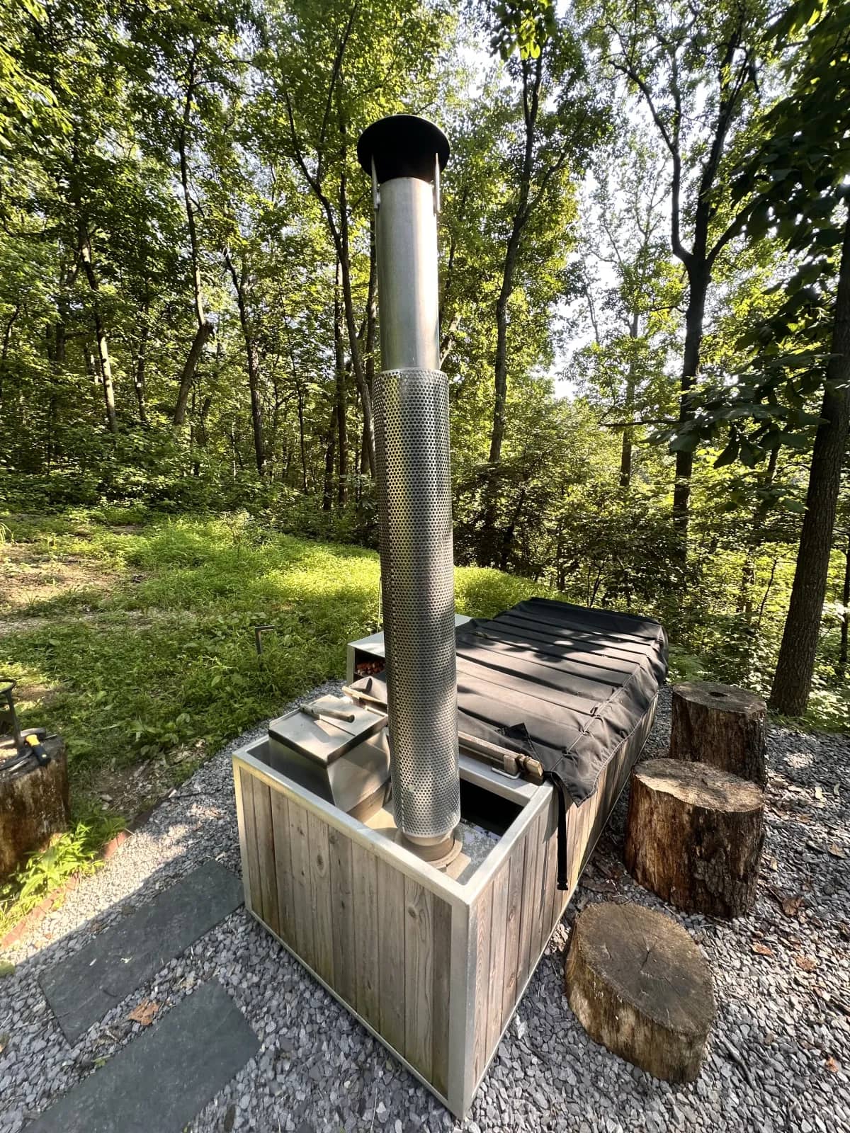 Guest photo of Mountaintop Retreat with Wood Fired Hot Tub: Magical Mountaintop Experience