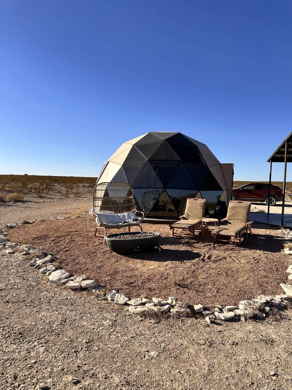 Guest photo of Luxury Glamping Dome - Big Bend - Dome 1 - Sirius: Remarkable Views, Needed Cleaning