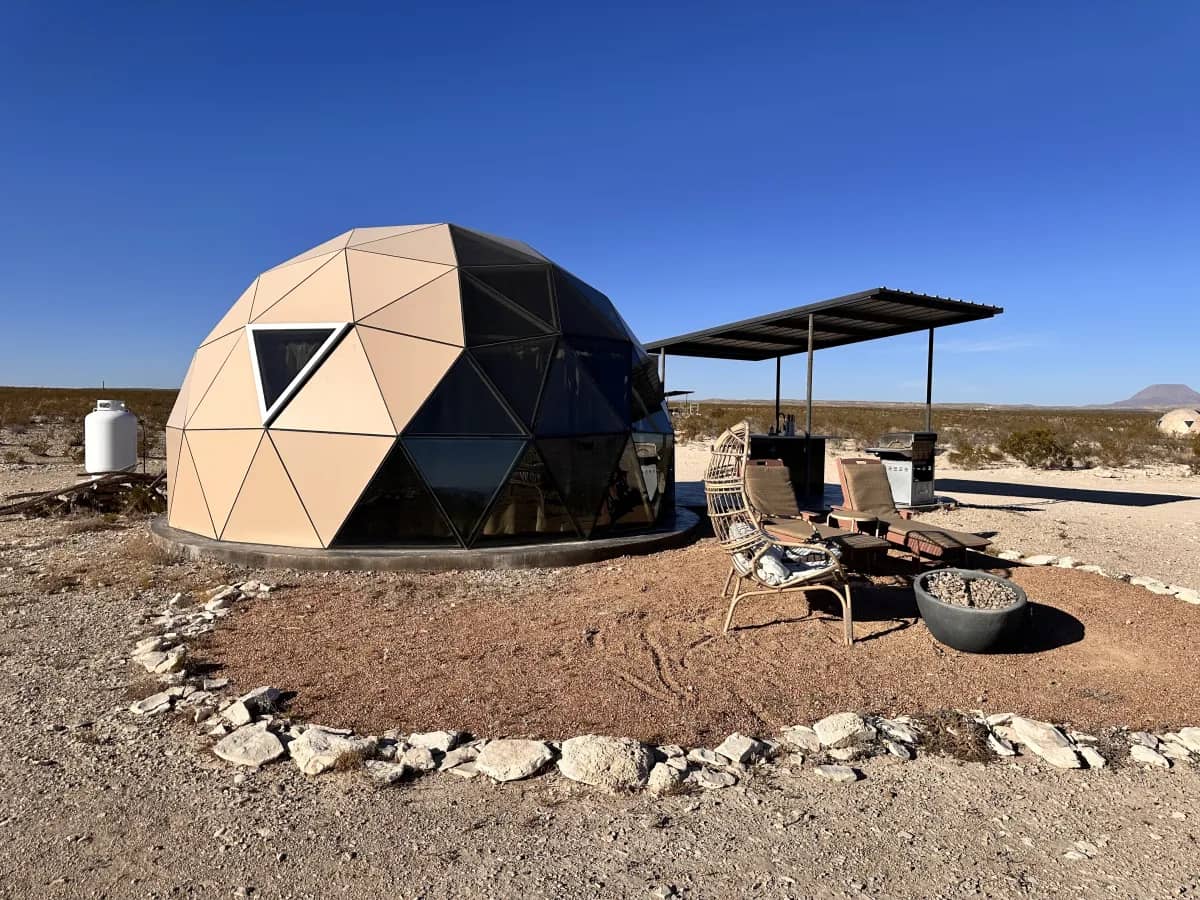 Guest photo of Luxury Glamping Dome - Big Bend - Dome 1 - Sirius: Remarkable Views, Needed Cleaning