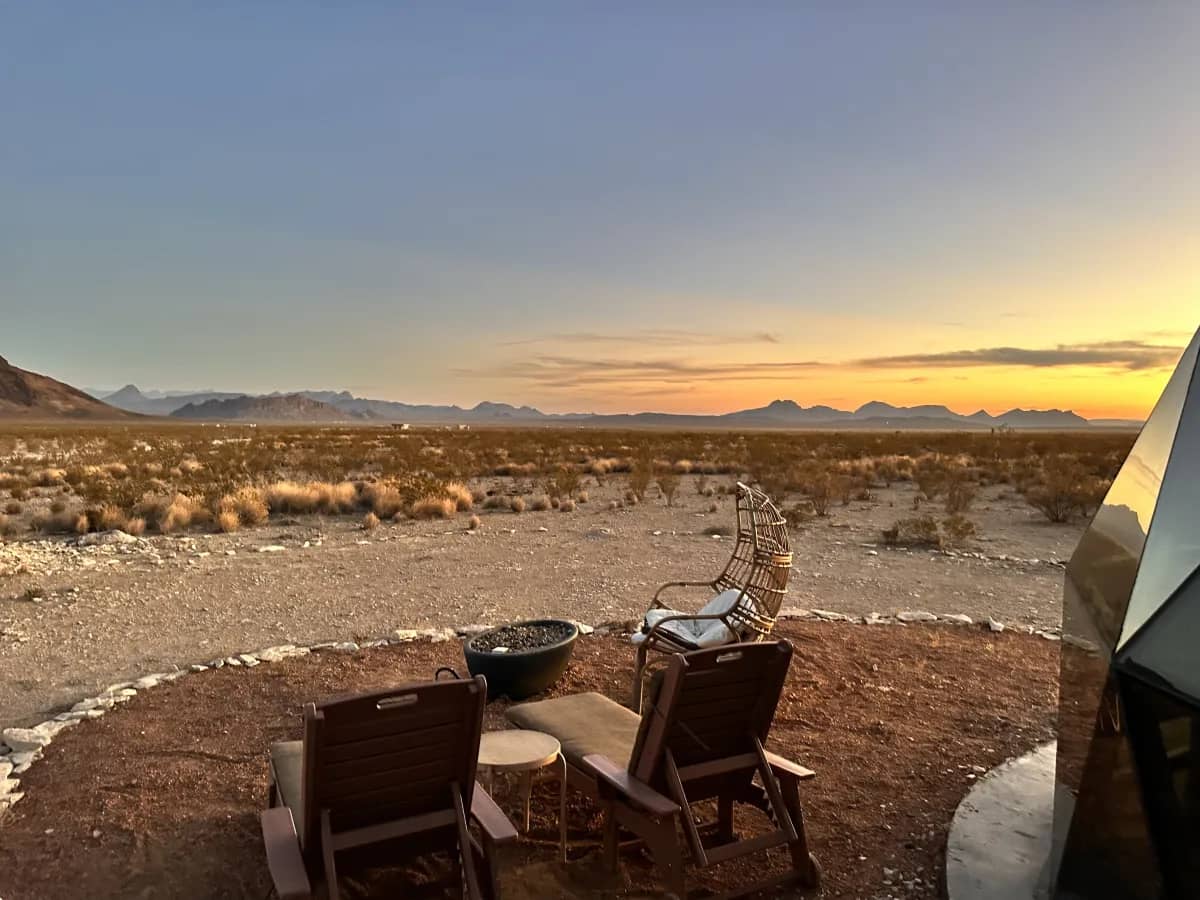 Guest photo of Luxury Glamping Dome - Big Bend - Dome 1 - Sirius: Remarkable Views, Needed Cleaning