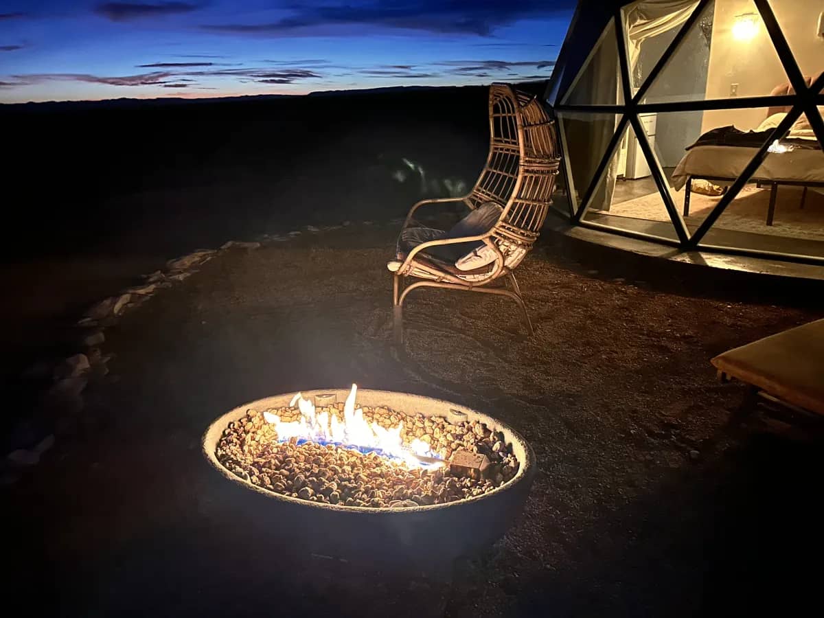 Guest photo of Luxury Glamping Dome - Big Bend - Dome 1 - Sirius: Remarkable Views, Needed Cleaning